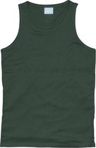 Vintage Industries Bryden rib singlet olive