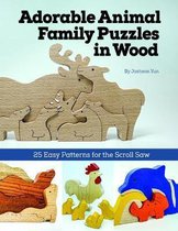 Adorable Animal Family Puzzles in Wood