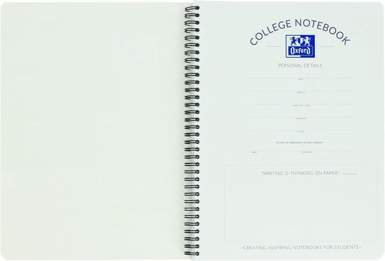 Actiepak 2+1 Oxford Collegeblokken - A4 - Lijn - Schrijfblok - 23 gaats - 80 pagina's - Oxford