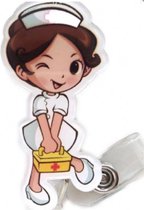 Naam Badge- Miranda Bailey-Trekkoord-Rol-Sleutelhanger-Badgehouders-Charme Bijoux