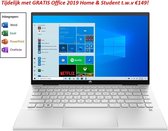 HP Pavilion x360 - 14 inch Full HD IPS - i3 1125G4 Quad Core processor- 4GB RAM - 128GB SSD - Windows 10 - Tijdelijk met GRATIS Office 2019 Home & Student 2019 t.w.v. €149! (verloo