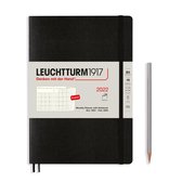 Maandplanner 2022 leuchtturm 16 mnds composition 25.5x17.5 zwart