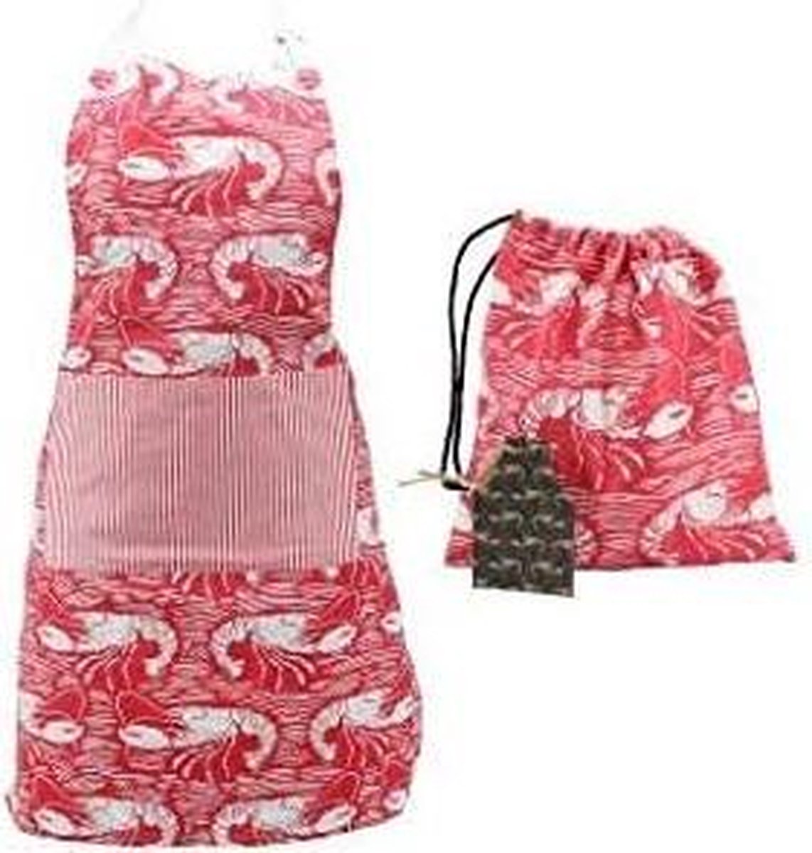 CGB Giftware Harbour Red Lobster Apron with Gift Bag | From CGB Giftware's Harbour Collection | Apron | Cooking | Kitchen