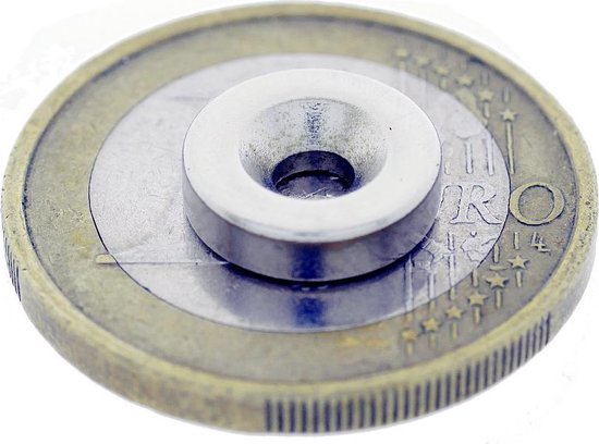 Super sterke ring magneten - 10 x 3 mm (10-stuks) - Rond - Neodymium - Minigadgets - Koelkast ringmagneten - Whiteboard magneten – Klein - Ronde - 10x3mm - Minigadgets