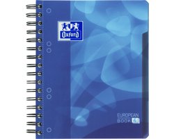 Oxford School Projectbook - Schoolschrift - A5+ - Gelijnd - 6 gaats - 120 pagina's - blauw