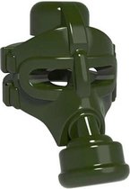 W35 - Gasmaskers - groen - 10 stuks - WW2 Bouwstenen - Lego fit - WW2 - Soldaten - Militair - Tank - Army - Bouwstenen - Wapens - Geweren - Brick - Tweede Wereld Oorlog - Mini-figu