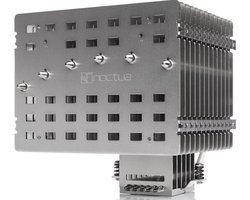 Noctua NH-P1 - Koeler voor Processor - Passieve Koeling - aluminium, koper - voor Intel LGA: 1851, 1700, 1200, 115x - AMD AM5, AM4 - beige, bruin