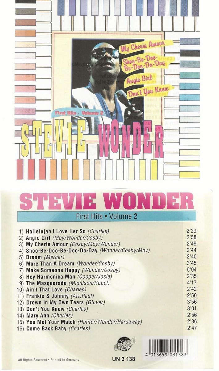 Stevie Wonder - First Hits volume 2