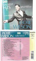 JACKIE WILSON 20 GREATEST HITS