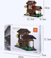 Wange Architecture - Brood huis - 152 Onderdelen - Compatibel met grote merken - Bouwdoos