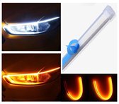 DRL LED Strip - Auto dagrijverlichting met richtingaanwijzer -- 40cm -- Koplamp Led Strip