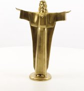 Decoratief Beeld - Bronzen Gouden - Brons - Wexdeco - Goud - 30.5 X 20.2 Cm