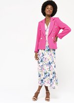 LOLALIZA Tweed blazer - Fuchsia - Maat S