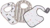 Little Unicorn Muslin slabbetjes - 3-pack - Forest Friends