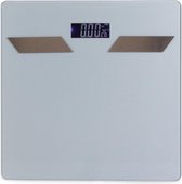 Weegschaal met thermometer tot 180kg - BMI - BMR - Vet percentage - V- vet percentage - Spier percentage - Vocht percentage - bot massa