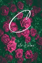 C: cadeau de Saint Valentin, cadeau d'anniversaire - Cahier de travail large et, etudiants, filles pour le Home School College et travail pour ecrire des notes, 6 x9  110 page