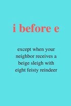 i before e