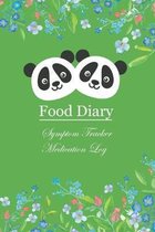 Food Diary and Symptom Log: Panda, Daily Food Intake Journal, Symptom Tracker & Medication Log