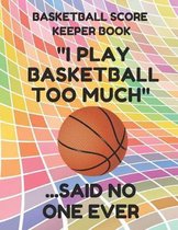 Basketball Score Keeper Book