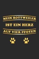 Mein Rottweiler ist ein Herz auf vier Pfoten