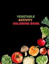 Vegetable Activity Coloring Book
