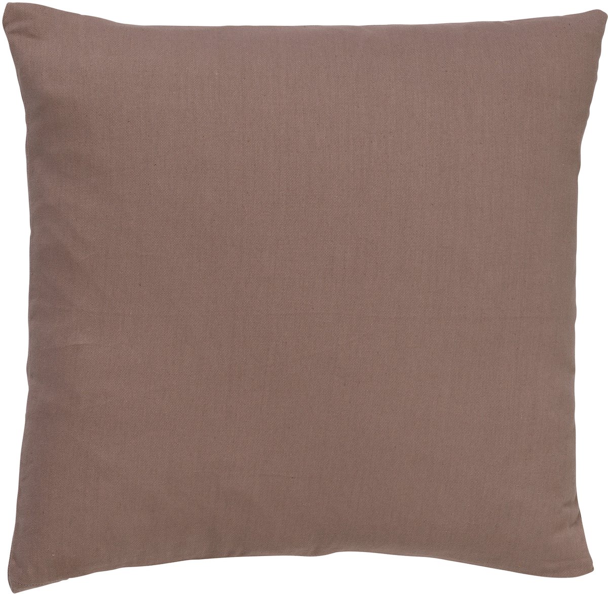 Dutch Decor JAMES - Kussenhoes 45x45 cm - duurzaam katoen – effen kleur - Driftwood - taupe - met rits - zonder binnenkussen