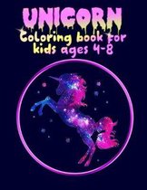 unicorn coloring book for kids ages 4-8