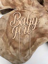 Taarttopper baby girl - Geboorte - Babyshower