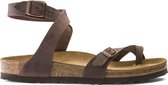 Birkenstock - Slippers - Vrouw - YARA_OILED-LEATHER - saddlebrown