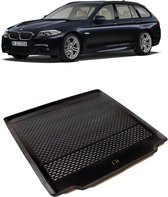 Kofferbakmat - kofferbakschaal op maat voor BMW 5 Serie Touring F11 - G30 - Station (2010 t/m 2016) - hoogwaardig kunststof - waterbestendig - gemakkelijk te reinigen en afspoelbaa