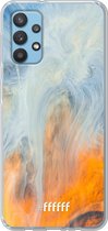 6F hoesje - geschikt voor Samsung Galaxy A32 4G -  Transparant TPU Case - Fire Against Water #ffffff