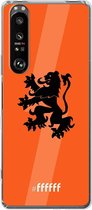 6F hoesje - geschikt voor Sony Xperia 1 III -  Transparant TPU Case - Nederlands Elftal #ffffff