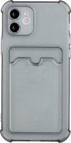TPU Dropproof beschermende achterkant met kaartsleuf voor iPhone 12 (grijs)