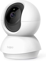 TP-Link Tapo C200 WLAN IP-camerabewakingscamera (lens pannen en kantelen - 1080p resolutie - 2-weg audio - nachtzicht tot 9m - tot 128 GB lokaal geheugen op simkaart) wit
