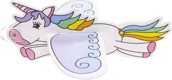 vliegtuig Eenhoorn 19 Cm - unicorn vliegtuigje - kinder vliegtuigje