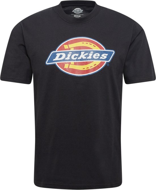 Dickies shirt icon logo Wit-L