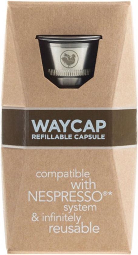 WayCap Nespresso Hervulbare Koffiecup Capsule