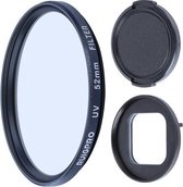 RUIGPRO voor GoPro HERO9 Zwart Professioneel 52 mm UV-lensfilter met filteradapterring en lensdop