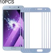 10 PCS Front Screen Outer Glass Lens voor Samsung Galaxy A5 (2017) / A520 (blauw)