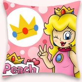 Super Mario kussen - Peach met naam