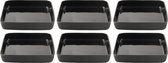 Vierkant Schaaltje 16x16cm Table Tales Gracieux - set 6 stuks