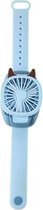 Bekijk draagbare miniventilator (blauw)