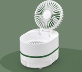 USB Opladen Opvouwbare multifunctionele ventilator met muggenmoordenaar (groen)
