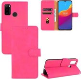 Voor Ulefone Note 10 Effen Kleur Huidgevoel Magnetische Gesp Horizontale Flip Kalfsstructuur PU Lederen Case met Houder & Kaartsleuven & Portemonnee (Rose Goud)