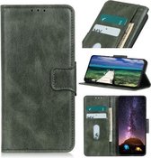 Voor Xiaomi Redmi Note 10 Pro Mirren Crazy Horse Texture Horizontale Flip Leren Case met Houder & Kaartsleuven & Portemonnee (Donkergroen)