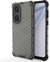 Voor Huawei P50 Pro schokbestendige honingraat PC + TPU beschermhoes (zwart)