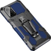 Voor Xiaomi Mi 11X Armor Warrior schokbestendige pc + TPU beschermhoes (blauw)