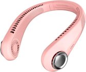Bladloze hangende nekventilator Sport-mute USB-ventilator, kleur: YY07 roze