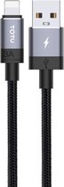 TOTUDESIGN Speedy Series BL-001 PD USB naar 8-pins interface Fast Charge Data Sync Datakabel, kabellengte: 2m (grijs)