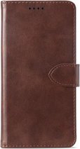 Kalf Textuur Horizontale Flip Leren Case voor Sony Xperia XA2 Ultra, met Houder & Kaartsleuven & Portemonnee (Bruin)